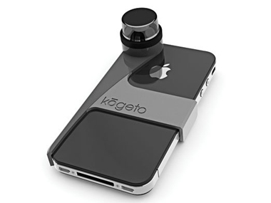 Панорамный объектив Kogeto Pitch Black Dot для iPhone 5 / 4 / 4S