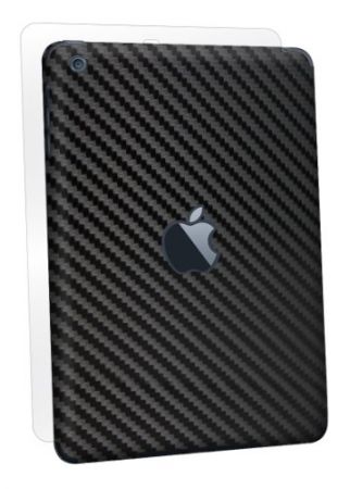 Оплётка корпуса с текстурой угле-волокна Carbon Fiber Armor Full Body (Black) для iPad 4