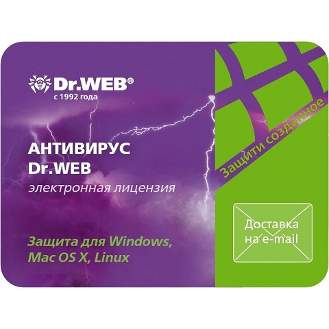 Антивирус Dr.Web, подписка на 24 месяца, на 1 ПК (LHW-AK-24M-1-A3)