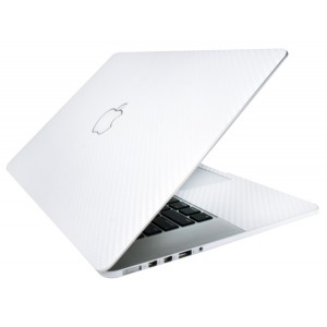 Оплётка корпуса с текстурой угле-волокна Carbon Fiber Armor Full Body (White) для MacBook Pro 15"