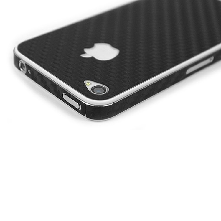 Оплётка корпуса с текстурой угле-волокна Carbon Fiber Armor Full Body (Black) для iPhone 5