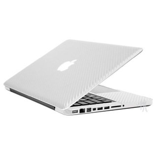 Оплётка корпуса с текстурой угле-волокна Carbon Fiber Armor Full Body (White) для MacBook Air 13"