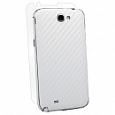 ������ ������� � ��������� ����-������� Carbon Fiber Armor Full Body (White) ��� Samsung Galaxy Note 2