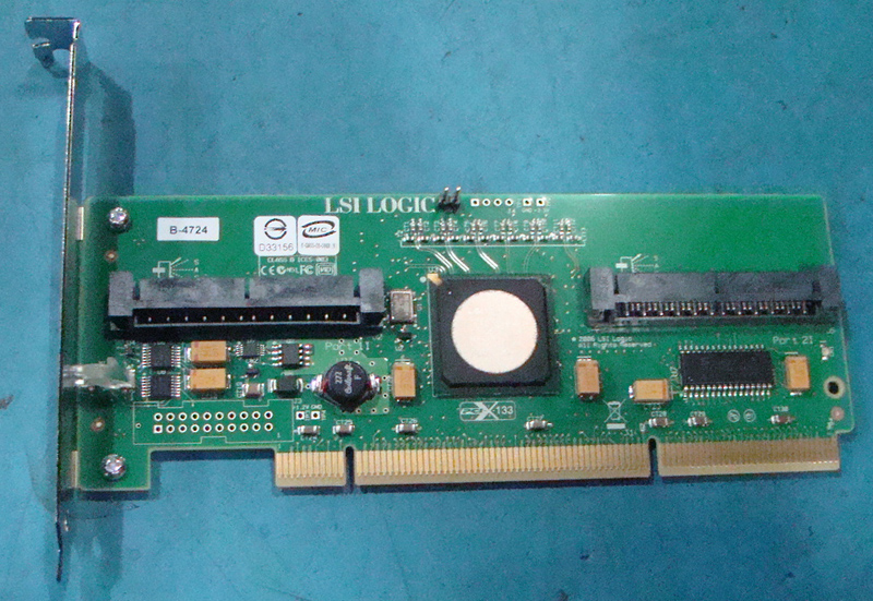 Двухканальный SAS хост-адаптер (HBA) с поддержкой RAID (Устанавливается в PCI-X слот)