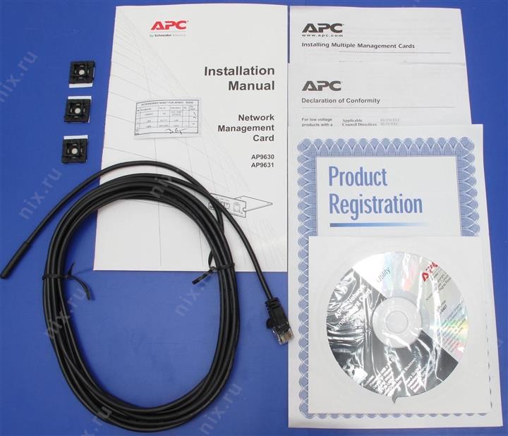 APC UPS Network Management Card 2 with Environmental Monitoring (AP9631)